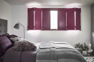 Solid bedroom shutters 