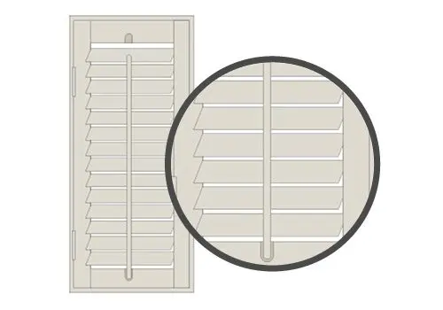 Diagram highlighting the tilt rod