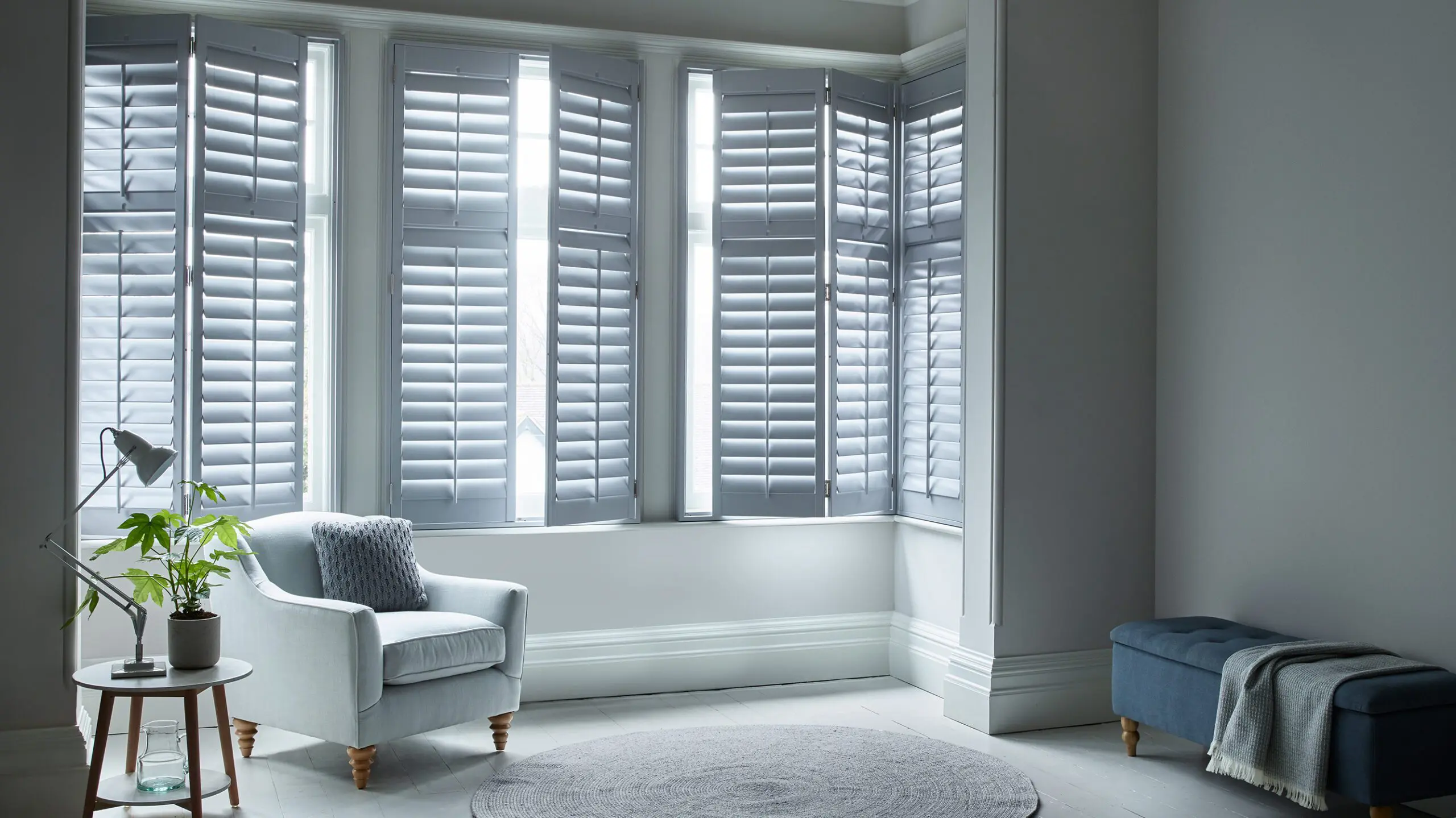 Plantation Shutters Used as Room Dividers thumbnail