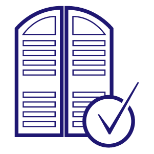 Step 3 - We'll make your new customised shutters