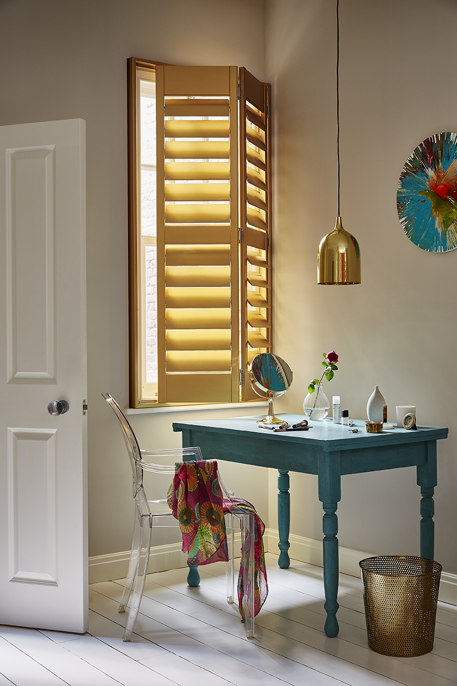yellow shutters
