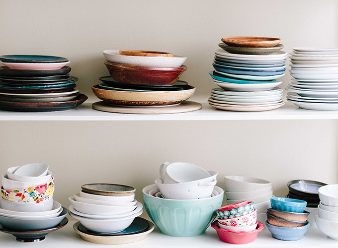 Mix and match crockery