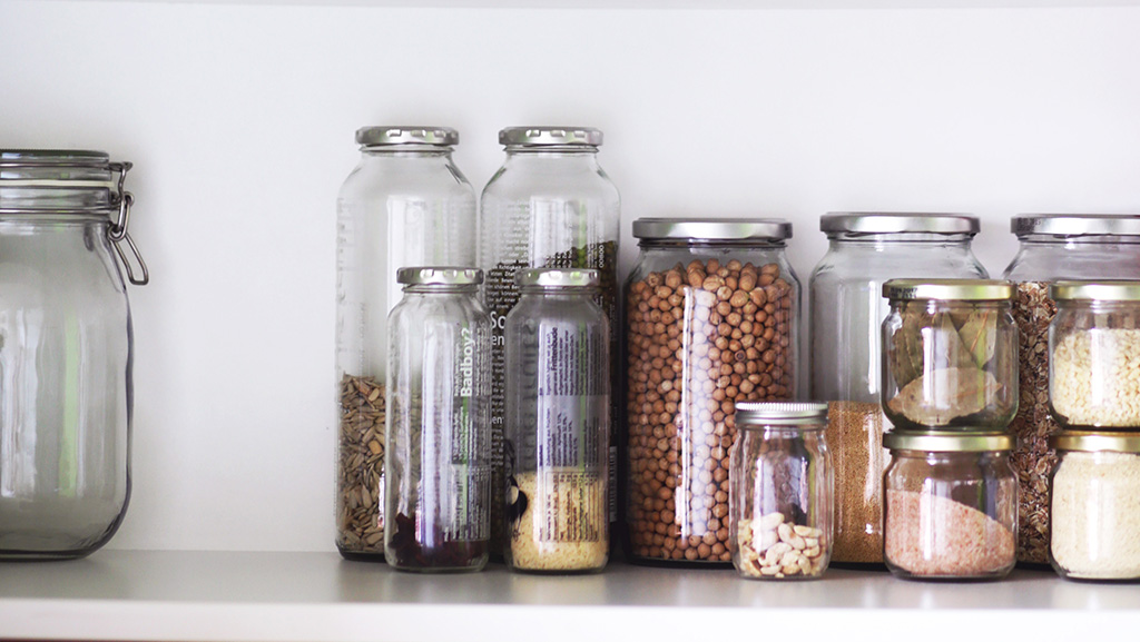 Kitchen storage jars