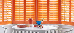 Custom colour bay window shutters Shutterly Fabulous