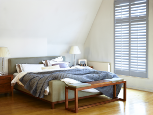 Bedroom shutters by Shutterly Fabulous