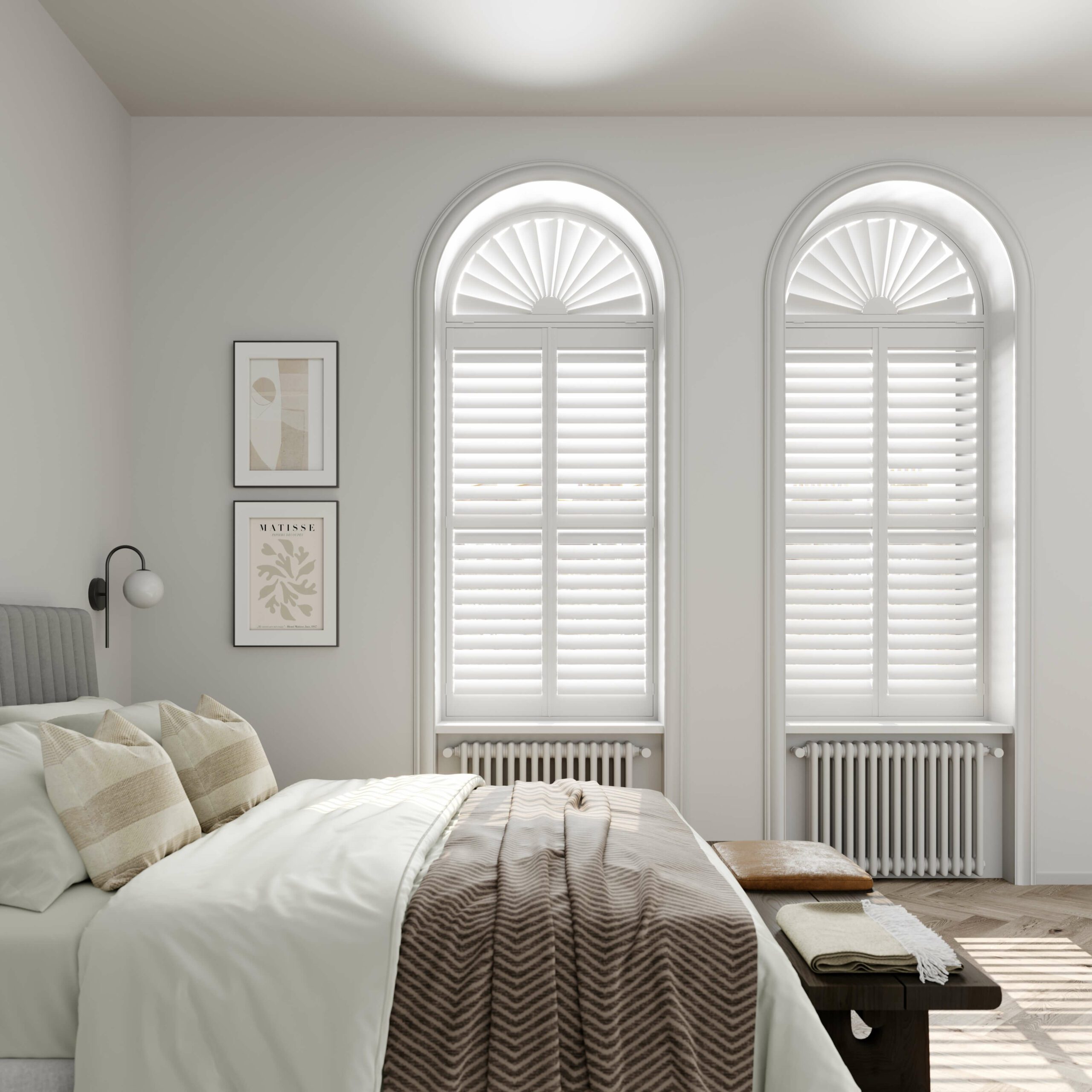 Bedroom shutters