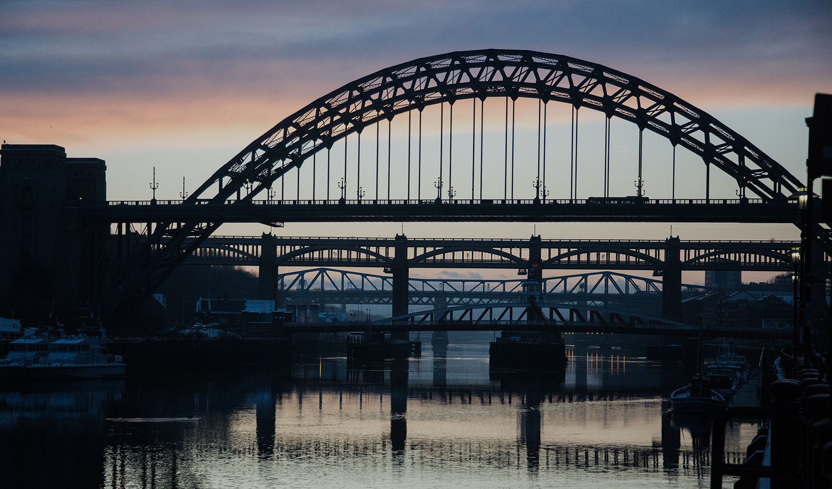 River and bridge in Newcastle