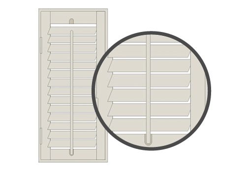 Diagram highlighting the tilt rod