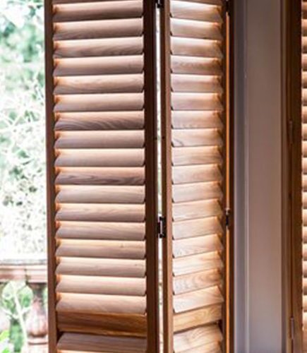 full-length door shutters