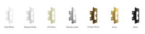 Hinge options for made to measure shutters