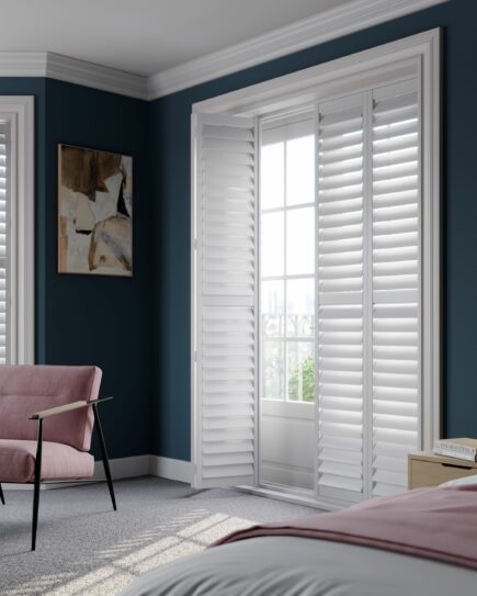 Full height bedroom shutter