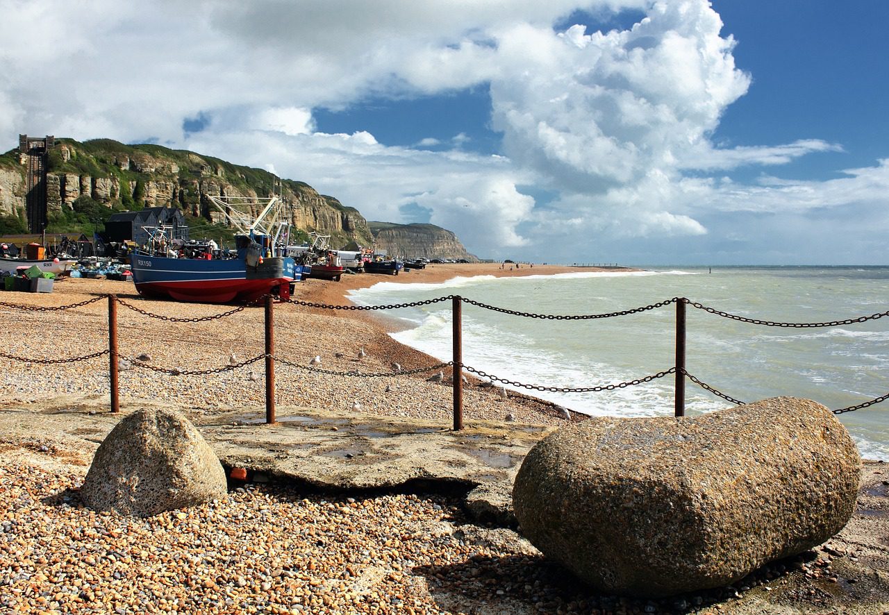 Hastings beach