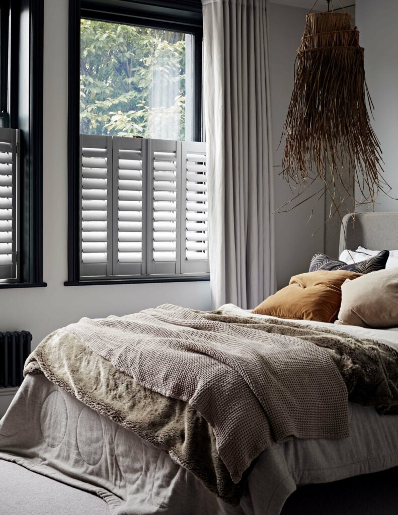 Café Style bedroom shutters